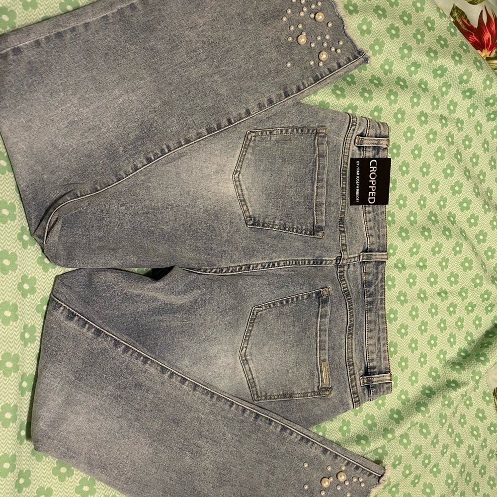 Joseph Ribkoff Blue Cropped Jeans - Picture 3 of 8
